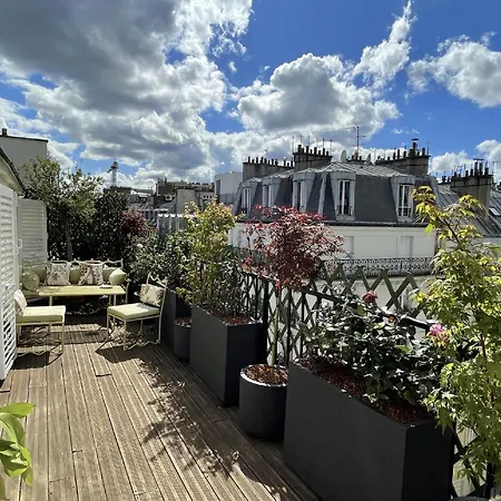 Luxueux Appartement, Avec Terrasse Vue Champs-elysees Apartment Paris